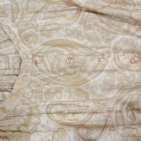 AMUSE SOCIETY Luciana Beach Vida Boho Coral Sand Paisley Peasant Mini Dress - Picture 4 of 15